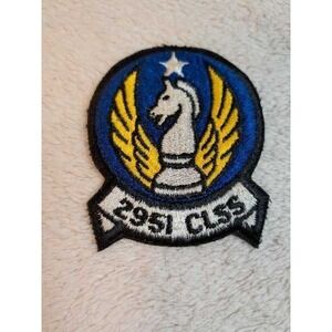 Embroidered Knight Chess Winged Emblem‎ 2951 CLSS Patch Sew Iron On